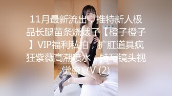 11月最新流出，推特新人极品长腿苗条烧婊子【橙子橙子】VIP福利私拍，扩肛道具疯狂紫薇高潮喷水，特写镜头视觉盛宴V (2)