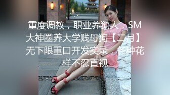 重度调教，职业养狗人，SM大神圈养大学贱母狗【二月】无下限重口开发实录，各种花样不忍直视